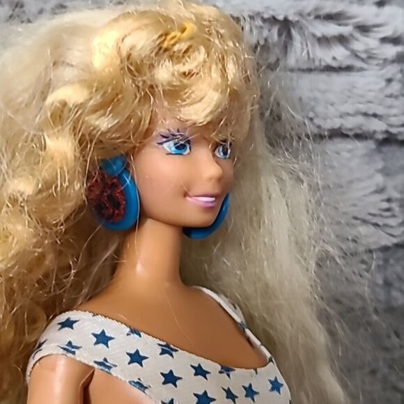 Vintage Mattel 1989 Barbie And The Allstars Blonde Barbie Doll - Picture 10 of 14